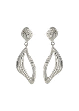 Flowing Dreams Earrings length 30 mm - Silver