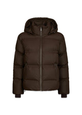 Fox C Puffer Jacket - Dark Brown-Outerwear-Neo Noir-Butler Loftet