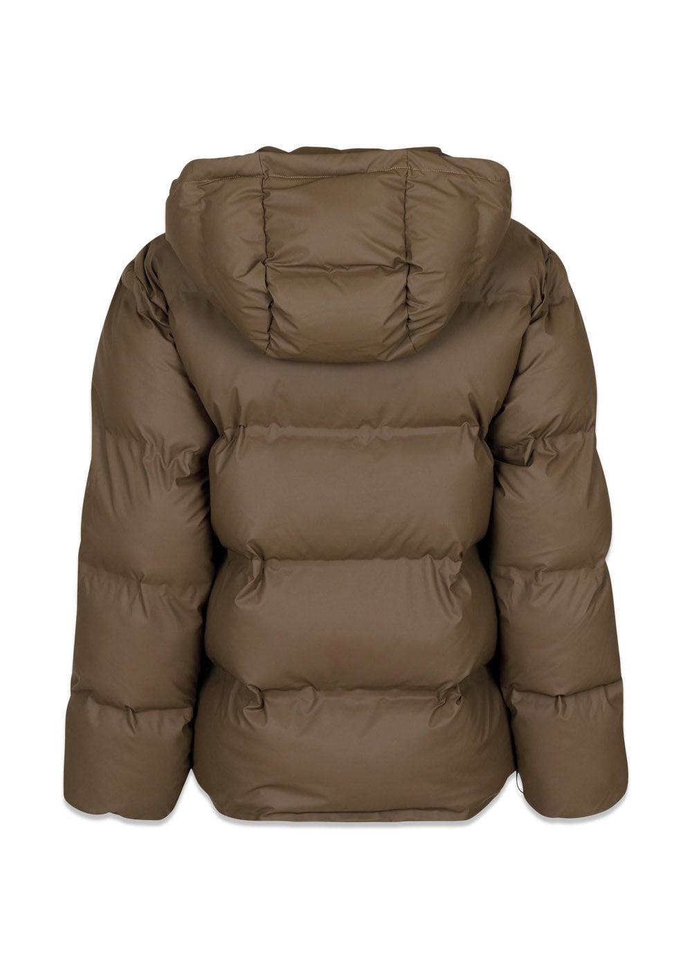 Fox C Puffer Jacket - Dark Taupe-Outerwear-Neo Noir-Butler Loftet