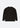 Full Rib Cotton Lens Crewneck Sweater - Black