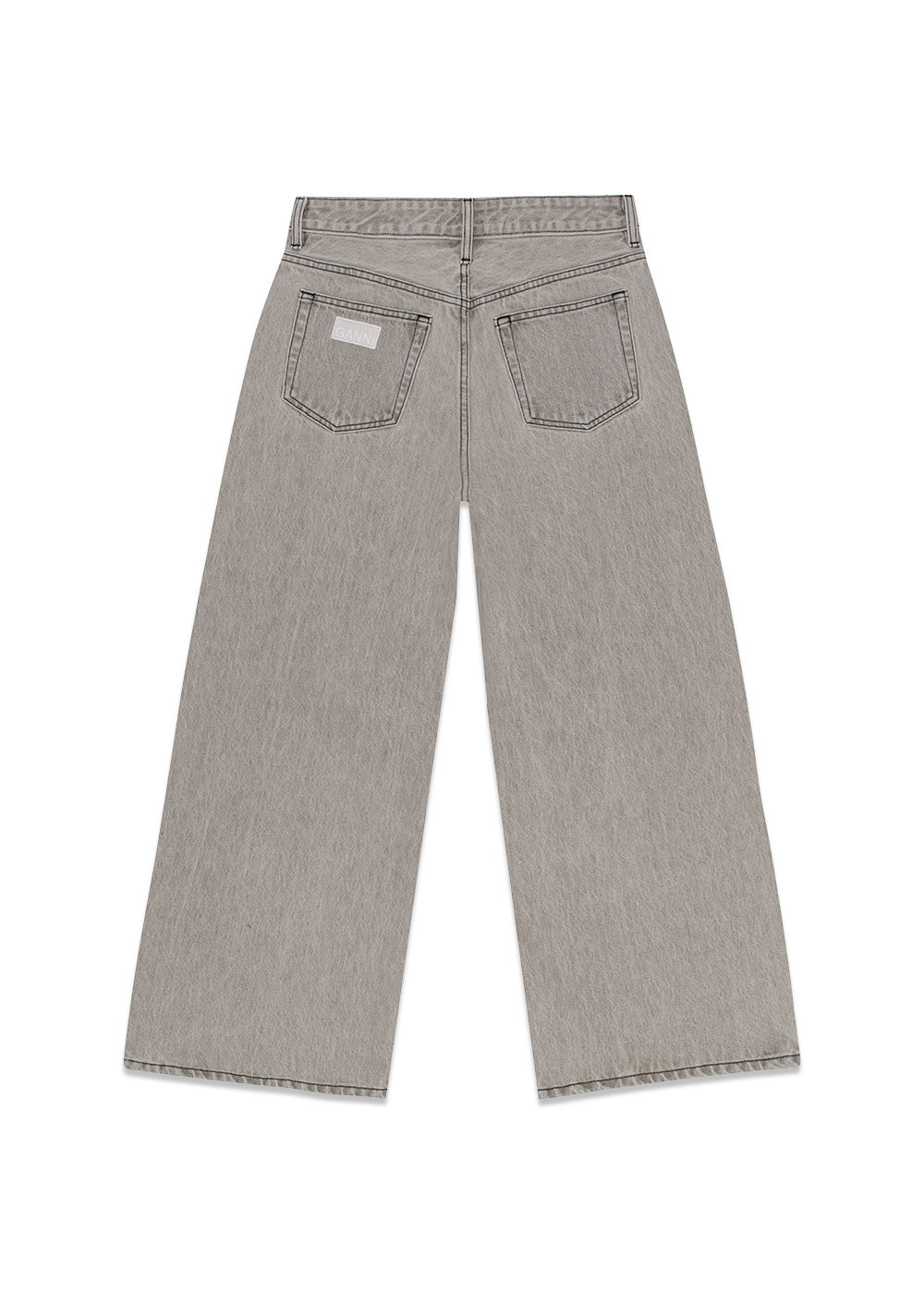 Future Denim Wide Jeans - Gray Quill