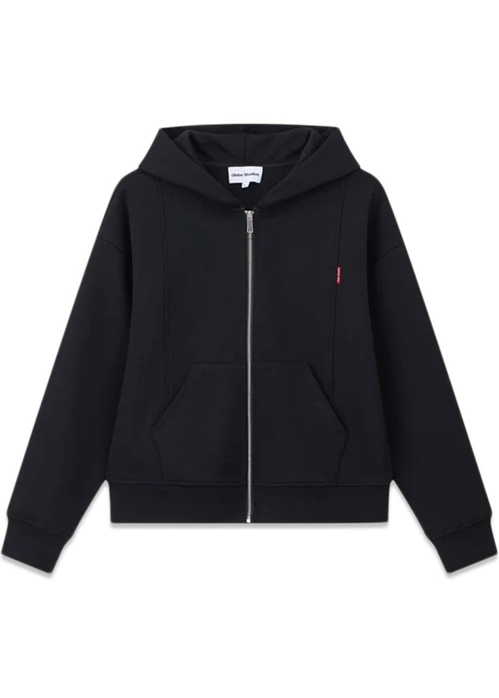 GS Zip Hoodie - Black-Hoodies-Globe Studios-Butler Loftet