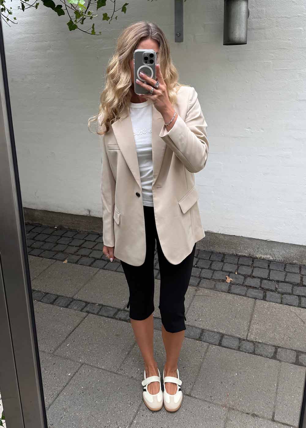 Gale blazer - Powder Sand-Blazers-Modström-Butler Loftet