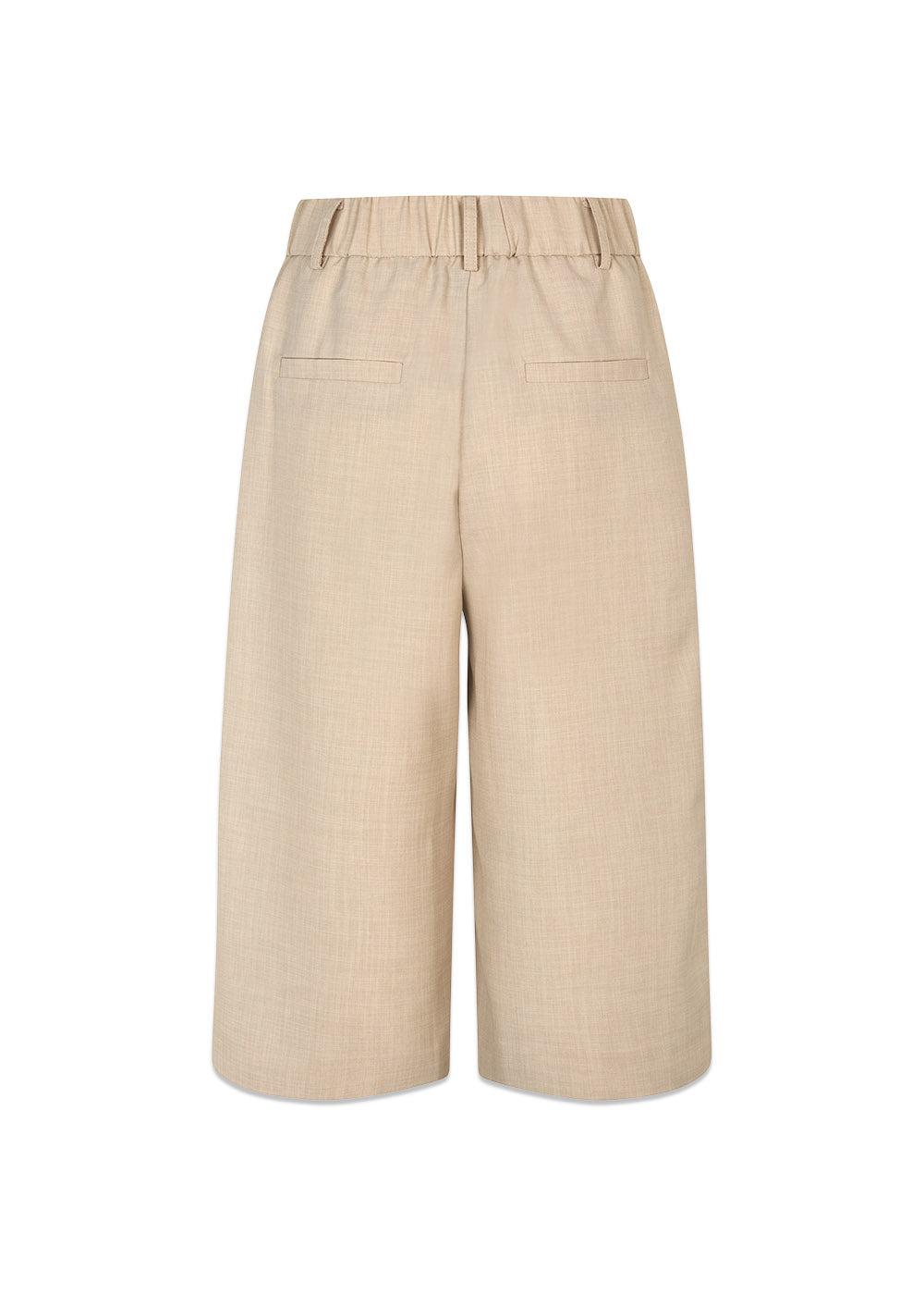 GaleMD 2 long shorts - Beige Melange-Shorts-Modström-Butler Loftet