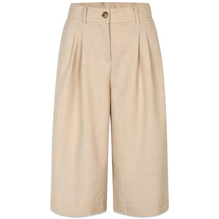 GaleMD 2 long shorts - Beige Melange-Shorts-Modström-Butler Loftet