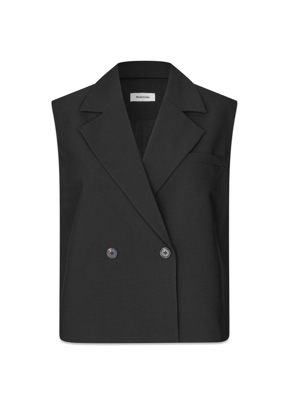 Galemd vest - Black-Blazers-Modström-Butler Loftet
