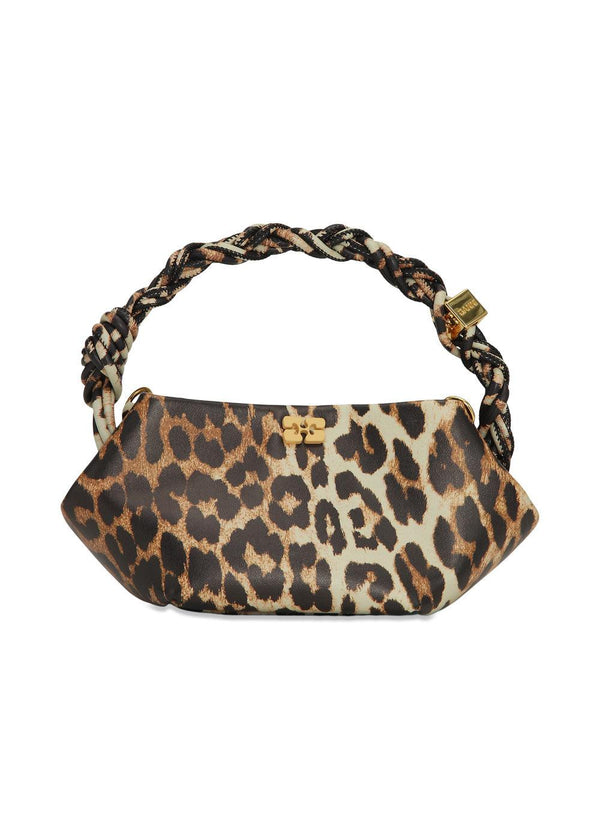 Ganni Bou Bag Mini Print - Leopard