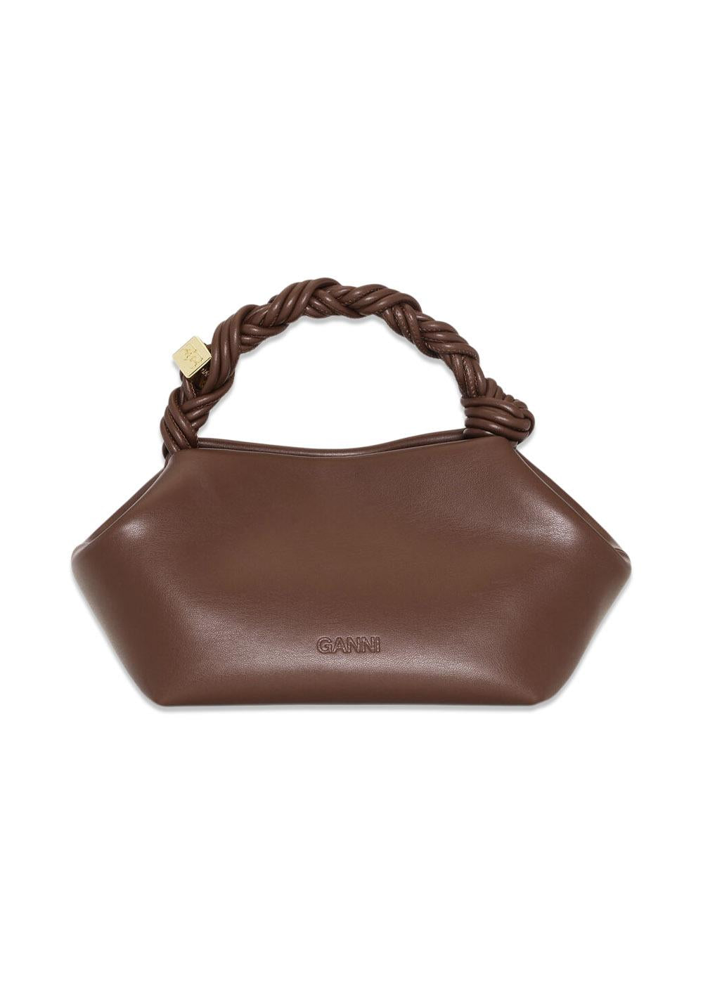 Ganni Bou Bag Small - Chocolate Fondant-Bags-Ganni-Butler Loftet