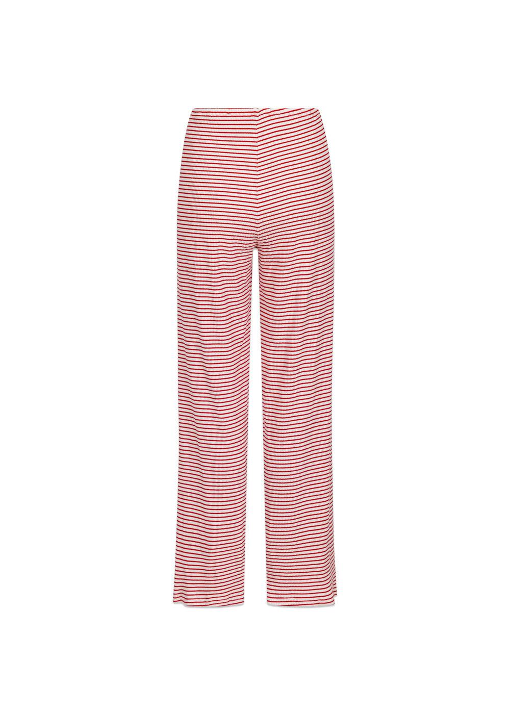 Geri Stripe Pants - Red