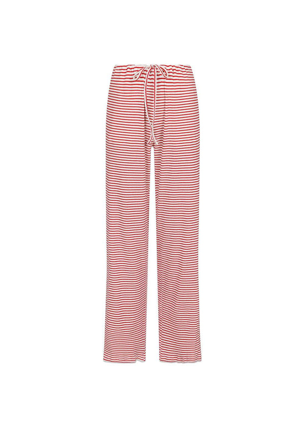 Geri Stripe Pants - Red