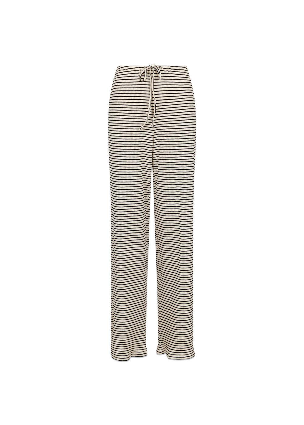 Geri Stripe Pants - Sand