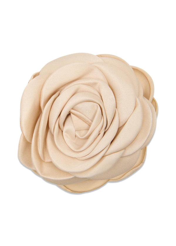 Giant Satin Rose Claw - Beige