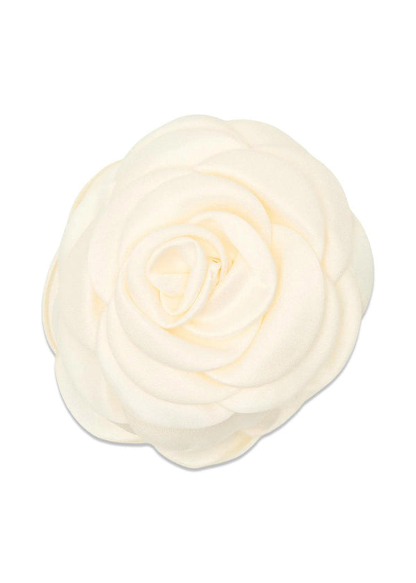 Giant Satin Rose Claw - Ivory