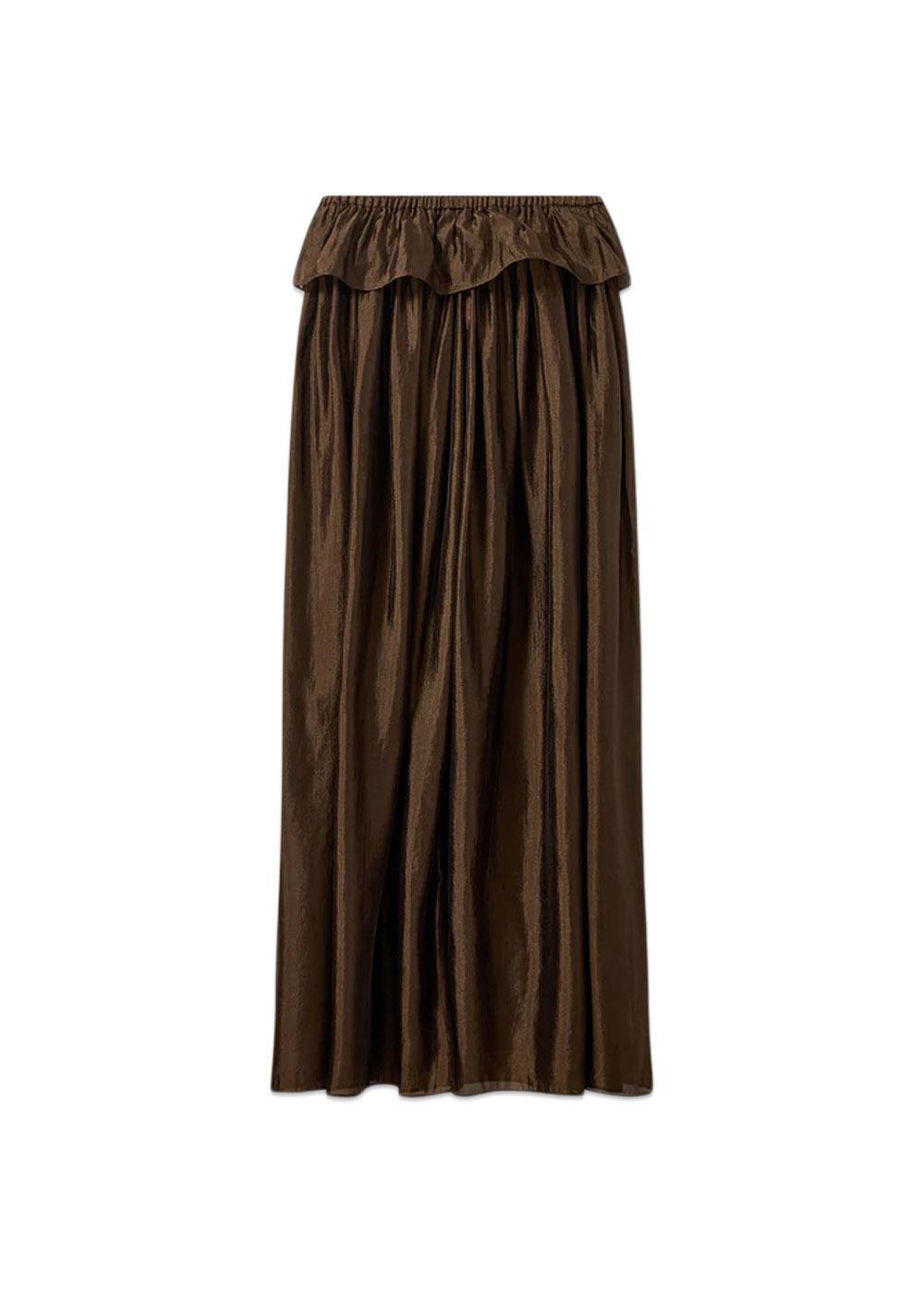 Gilian Maxi Skirt - Espresso-Skirts-The Garment-Butler Loftet