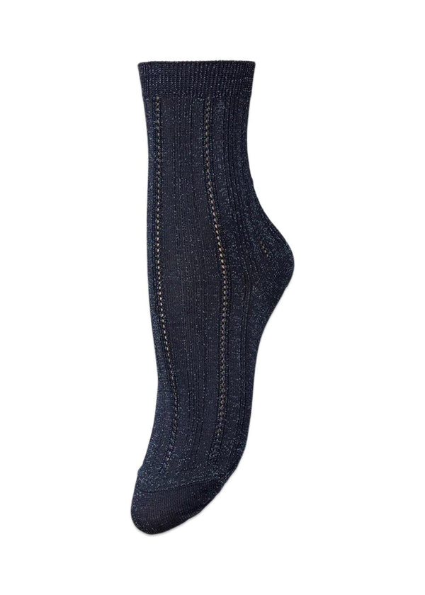 Glitter Drake Sock - Maritime Blue