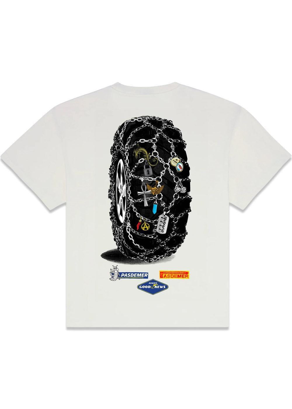 Good News T-shirt - White-T-shirts-Pas de Mer-Butler Loftet