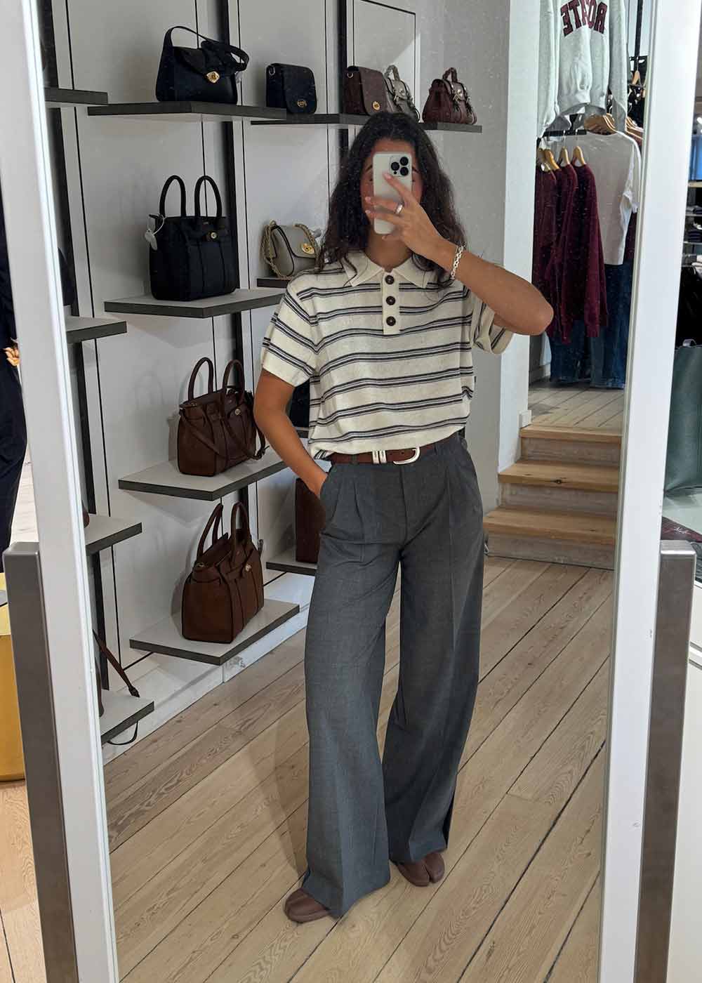 Grand Pants - Grey Melange-Pants-The Garment-Butler Loftet
