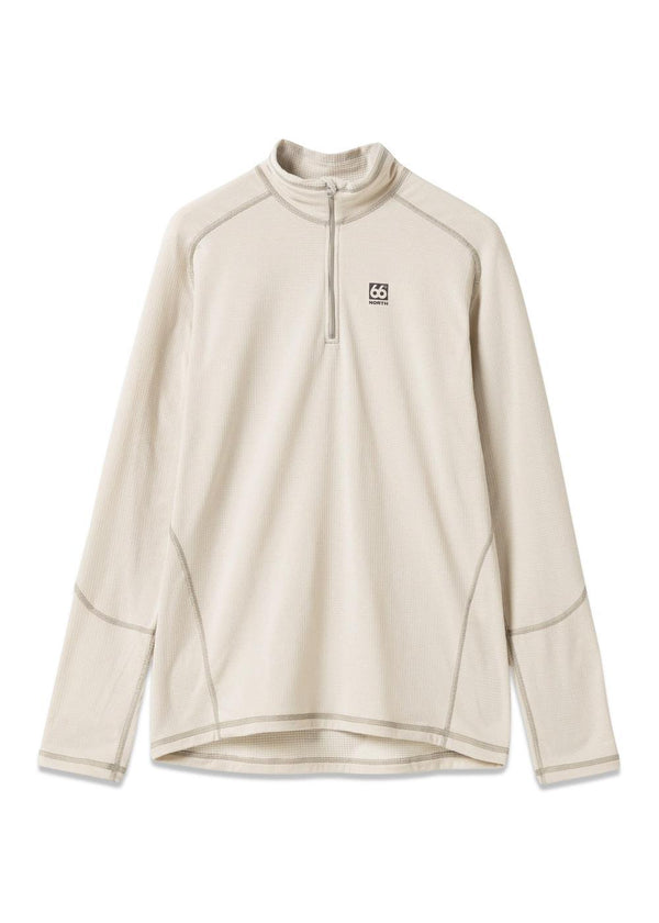 Grettir Zip Neck - Dark Stone-Sweatshirts-66 North-Butler Loftet