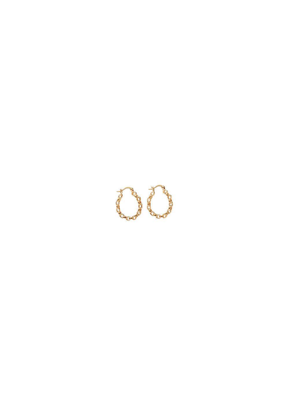 Gry Grande Hoops - Fg, Goldplated