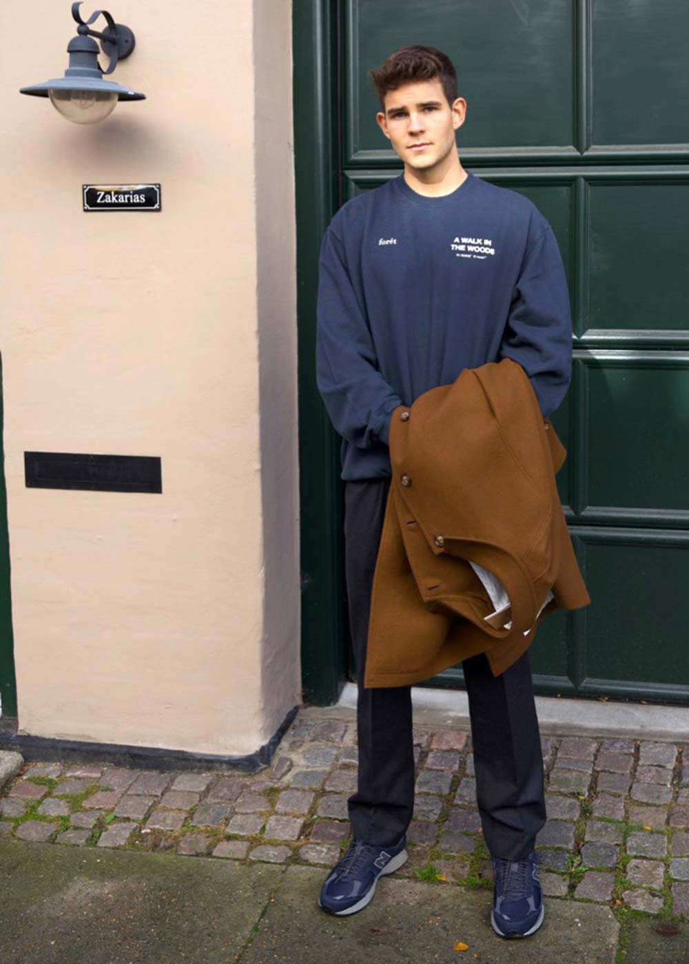 HOMAGE SWEATSHIRT - Navy-Sweatshirts-Forét-Butler Loftet