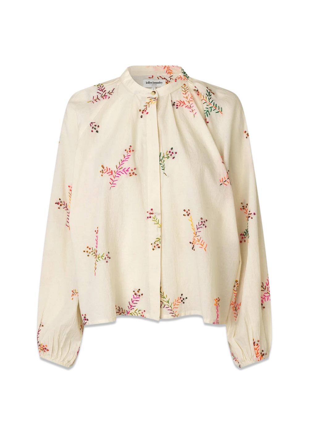 HaileyLL Shirt LS - Creme-Shirts-Lollys Laundry-Butler Loftet
