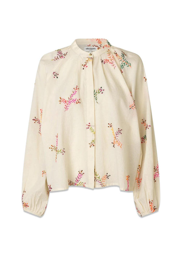 HaileyLL Shirt LS - Creme-Shirts-Lollys Laundry-Butler Loftet