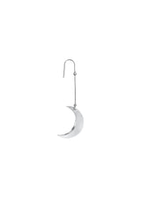 Half Moon Earring - Sterling Silver