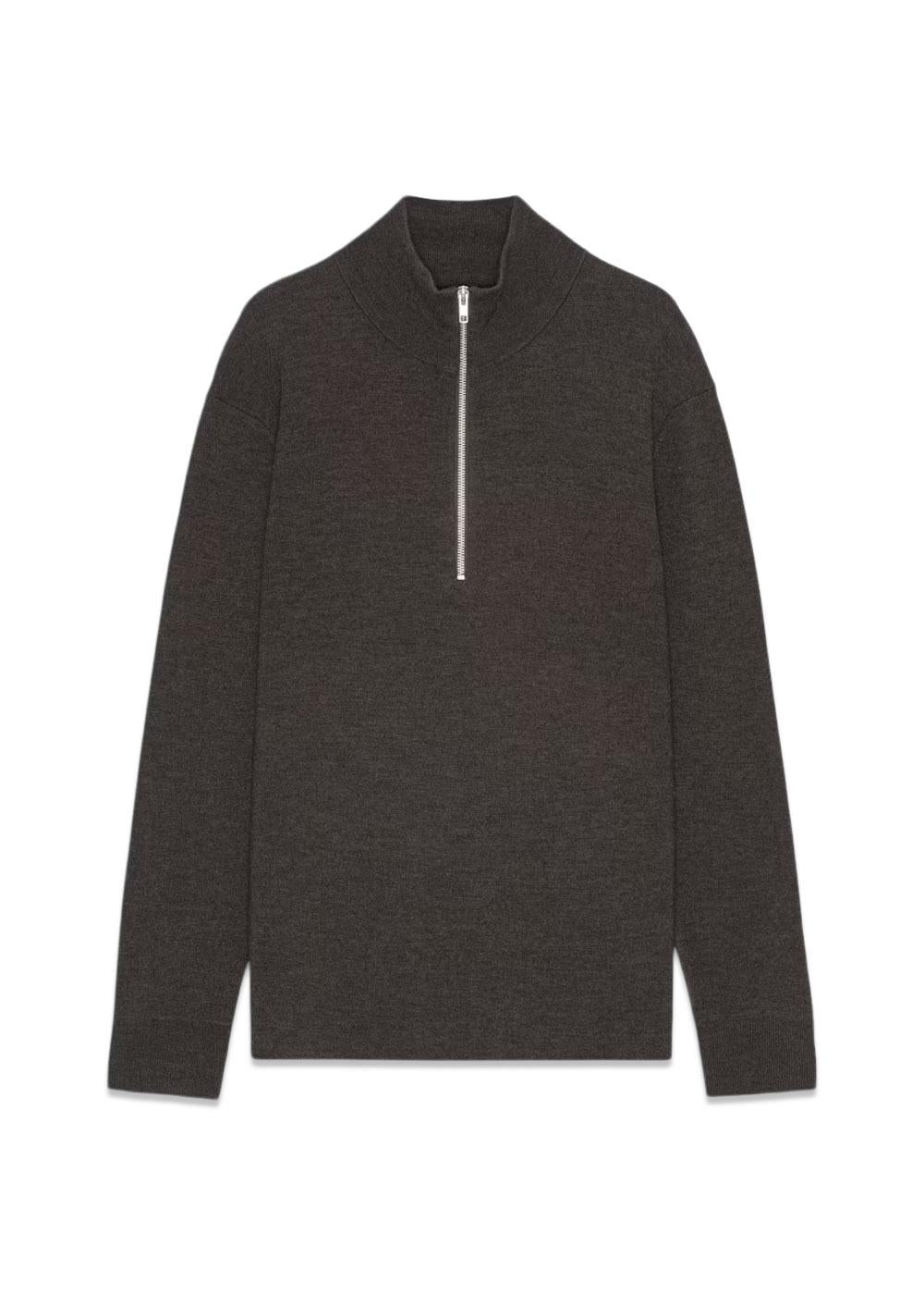Harald Half Zip 6530 - Demitasse-Knitwear-Nn. 07-Butler Loftet