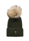 Hat Pom Pom - Dark Olive/Natural-Headwear-Rock´n Blue-Butler Loftet