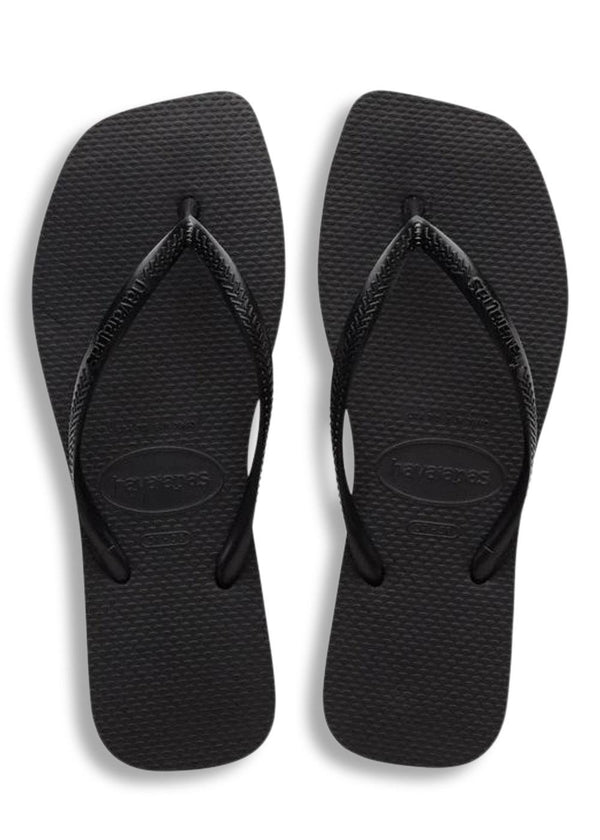 Hav. Slim Square - Black-Sandals-Havaianas-Butler Loftet
