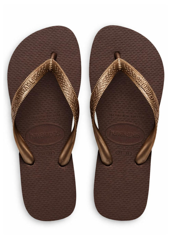 Hav. Top Tiras - Dark Brown-Sandals-Havaianas-Butler Loftet