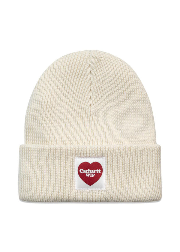 Carhartt WIP's Heart Beanie - Natural. Køb headwear her.