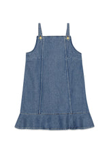 Heavy Denim Mini Dress - Tint Wash