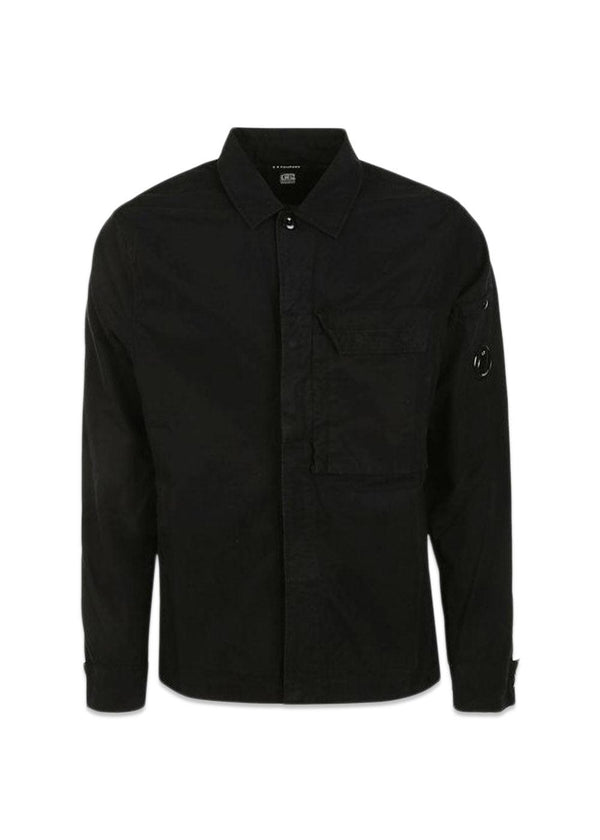 C.P. Companys Heavy Popeline Overshirt - Black. Køb shirts her.