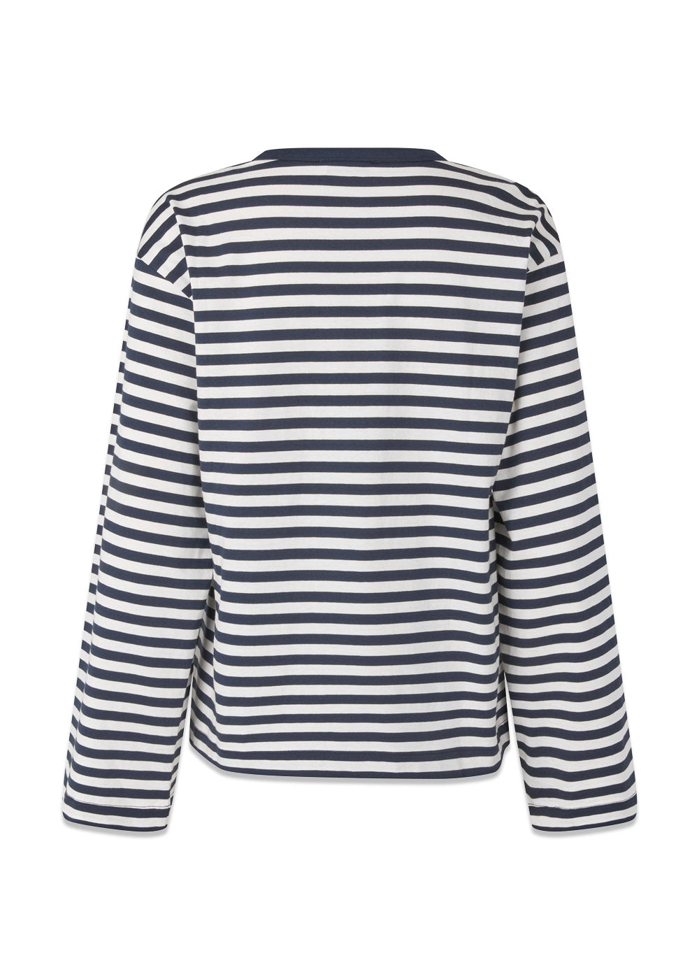 HellenMD LS stripe t-shirt - Navy Sky-Soft White Stripe