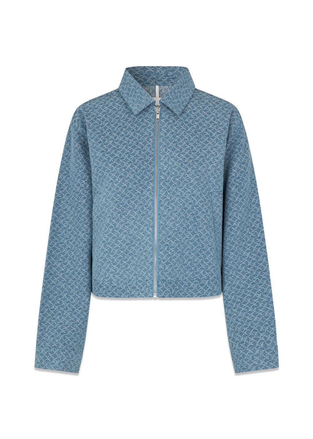 Modströms HennesyMD jacket - Structured Medium Blue. Køb overtøj her.
