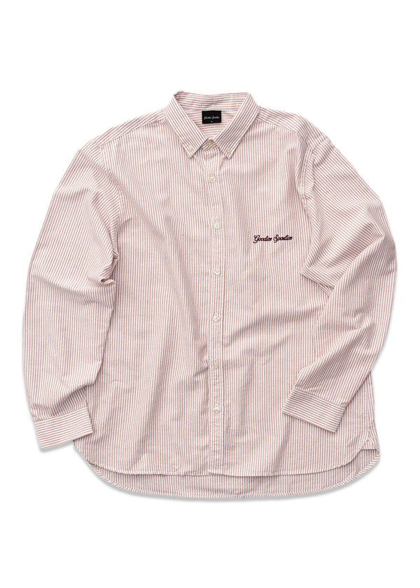 Heritage Oxford Shirt - White/Red-Shirts-Goodies Sportive-Butler Loftet