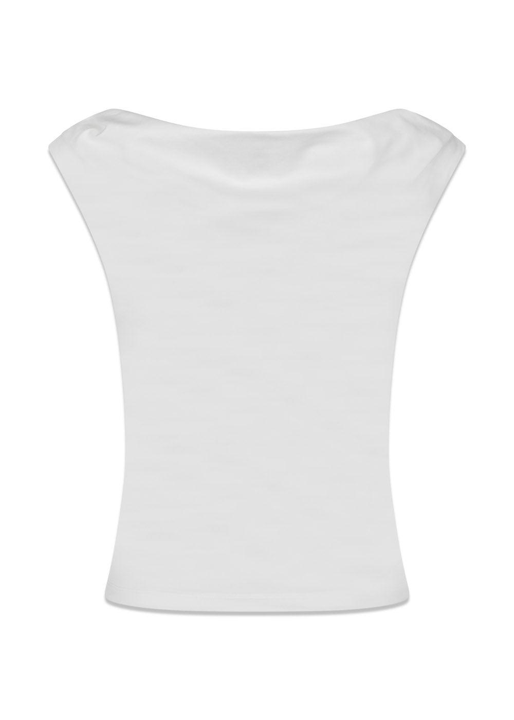 HimaMD off-shoulder top - Soft White-Top-Modström-Butler Loftet