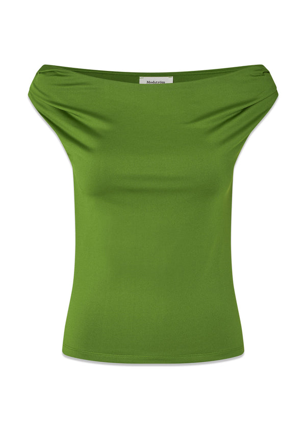 HimaMD off-shoulder top - Twist Of Lime-Top-Modström-Butler Loftet