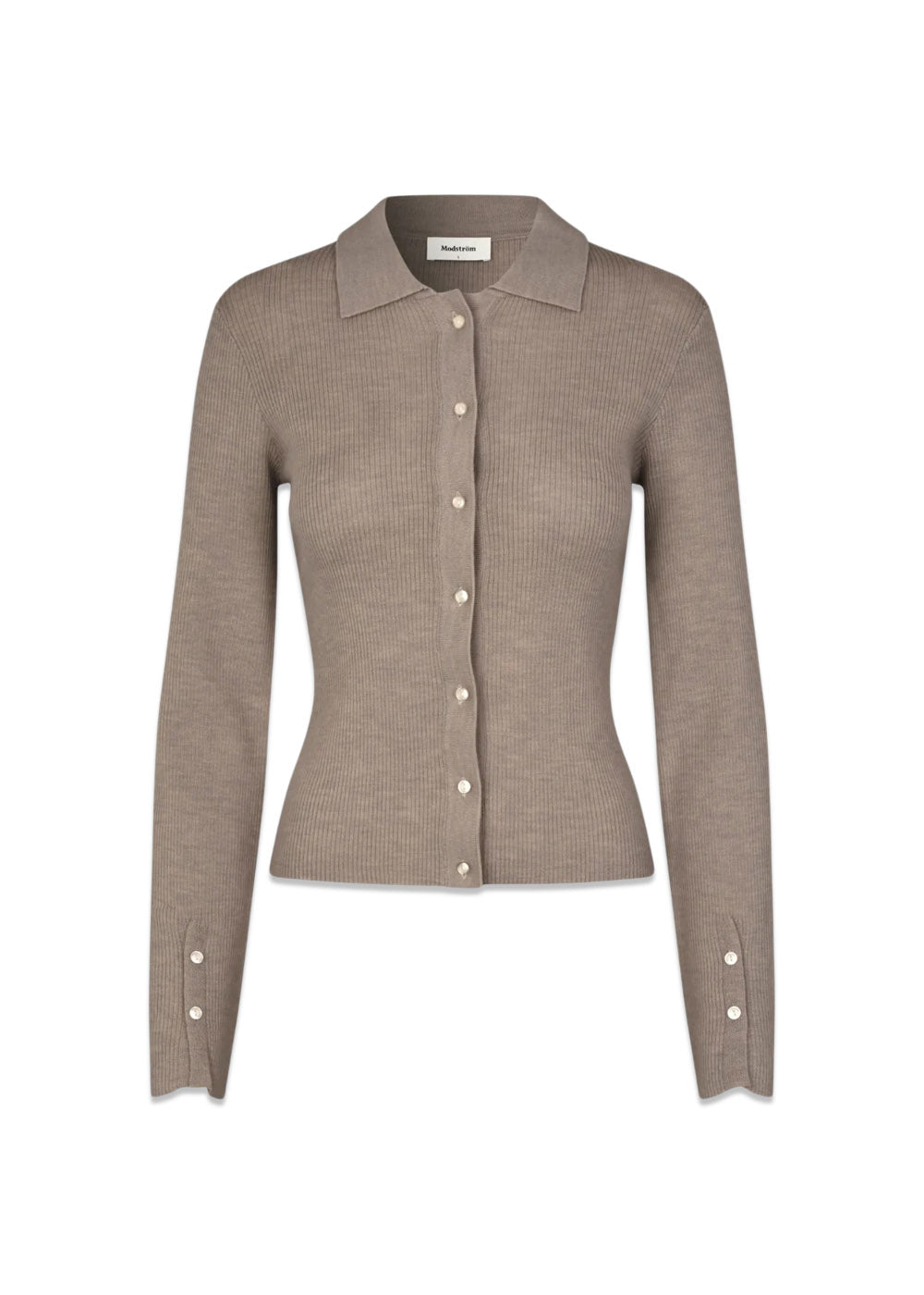 HirokiMD cardigan - Chocolate Chip-Knitwear-Modström-Butler Loftet
