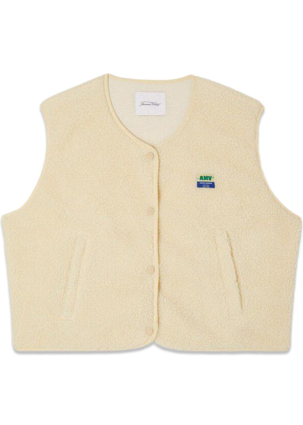 Hocktown Vest - Ecru-Outerwear-American Vintage-Butler Loftet