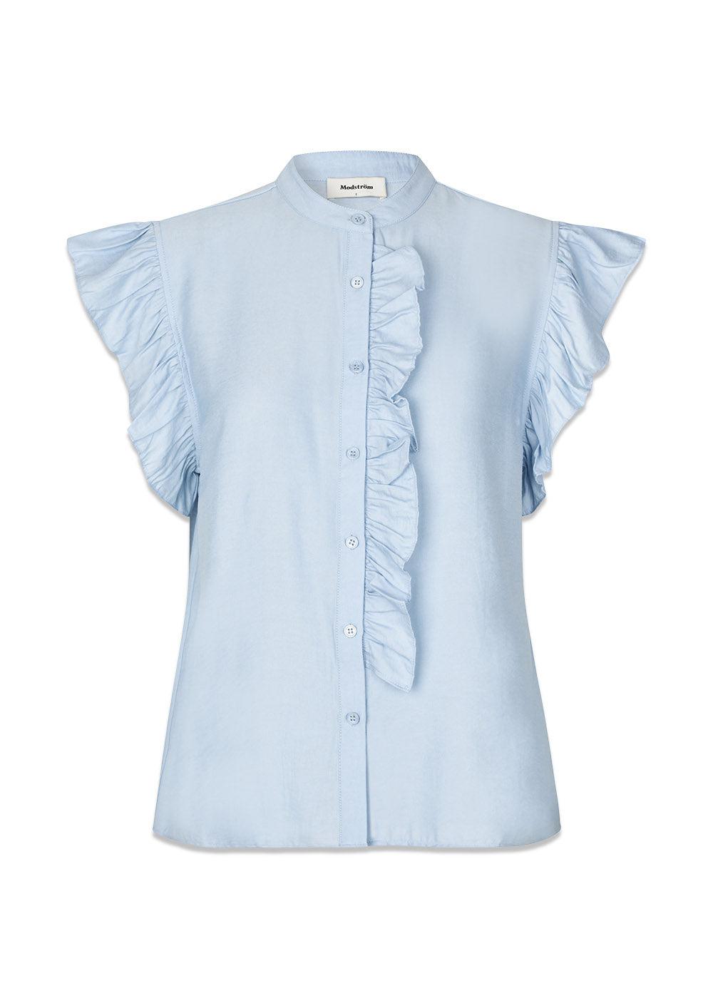 HolidayMD top - Cashmere Blue-Top-Modström-Butler Loftet