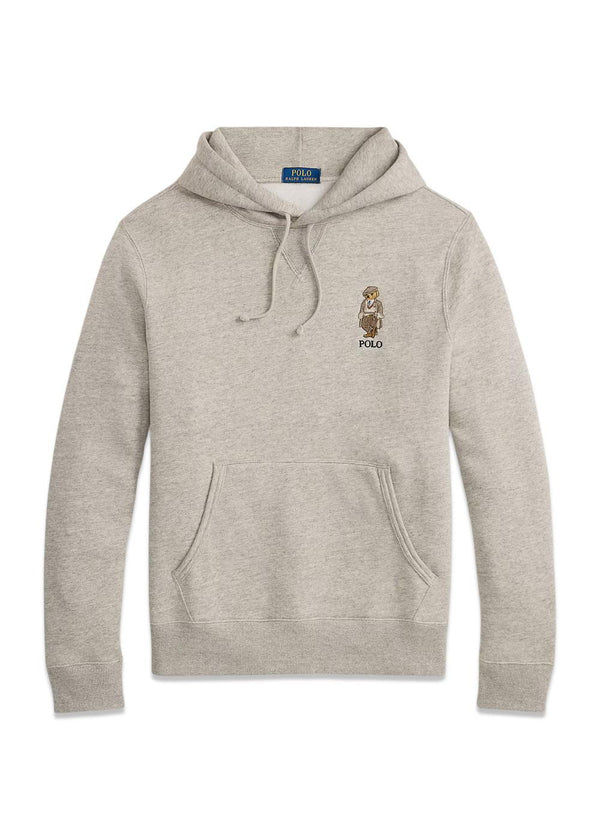 Hooded Bear Sweat - Grey-Sweatshirts-Ralph Lauren-Butler Loftet