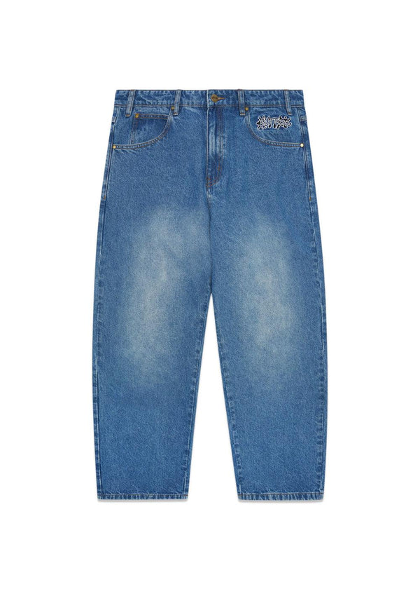 INK DENIM JEANS - Worn Blue