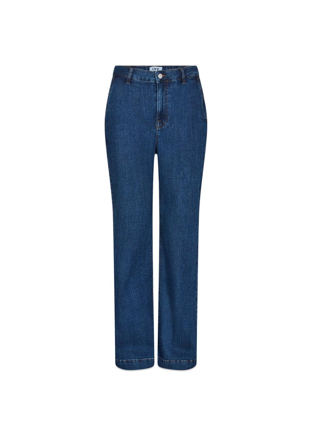 IVY-Brooke French Jeans Wash Middark Nottingham - Denim Blue