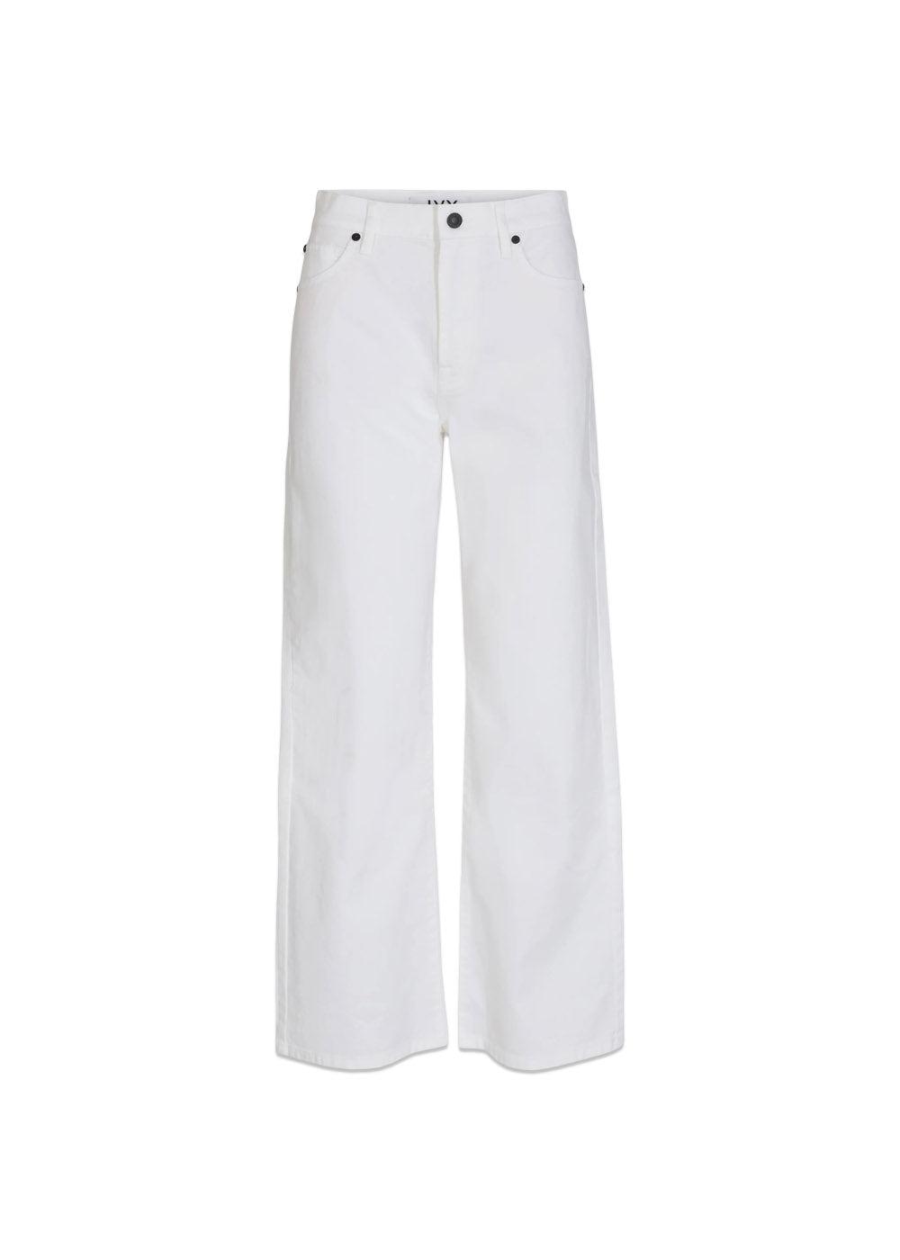 Ivy Copenhagens IVY-Mia Straight Jeans White - White. Køb jeans her.
