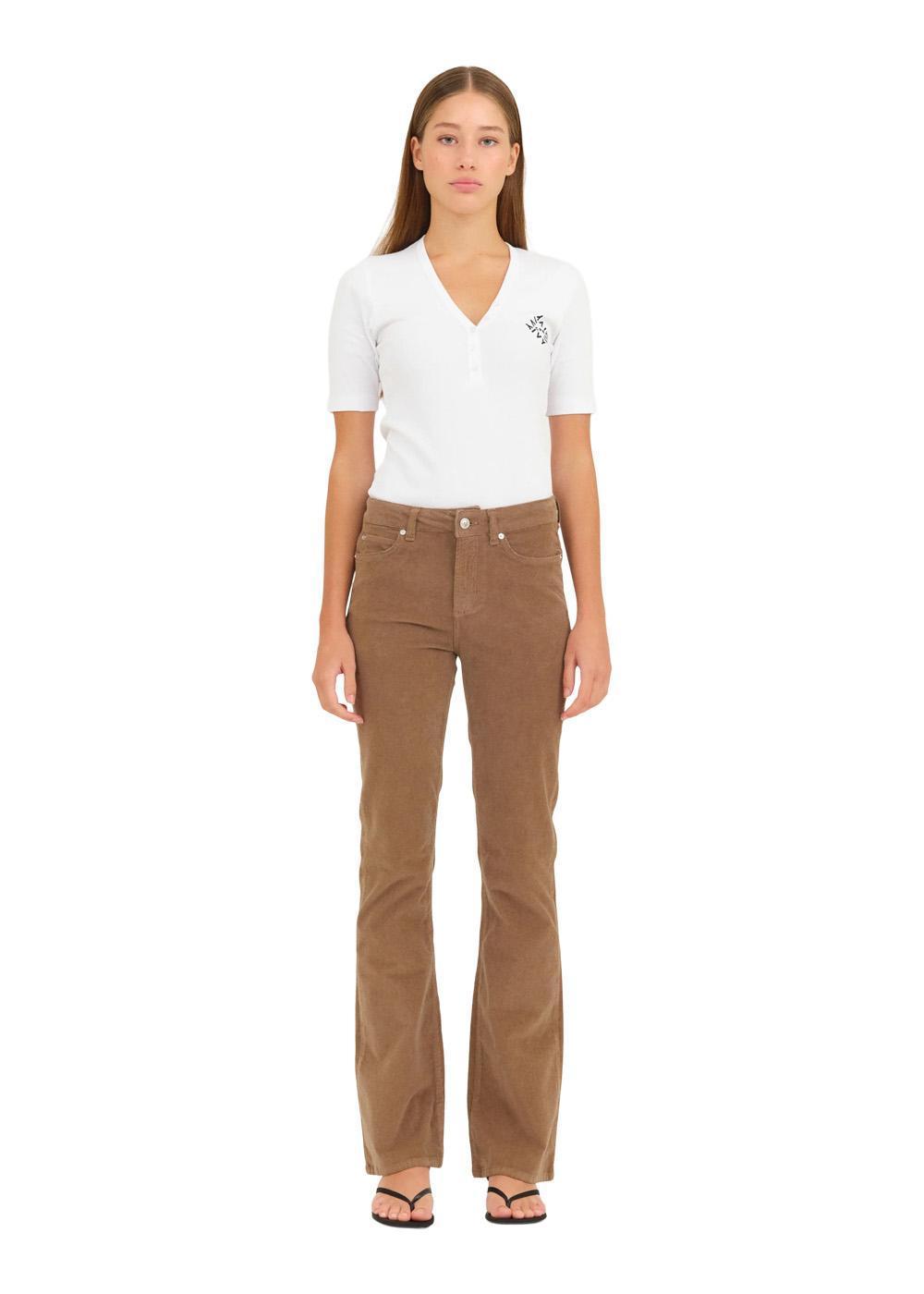 IVY-Tara Jeans Baby Cord - Cool Taupe-Jeans-Ivy Copenhagen-Butler Loftet