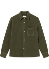 IVY WOOL OVERSHIRT - Dark Moss