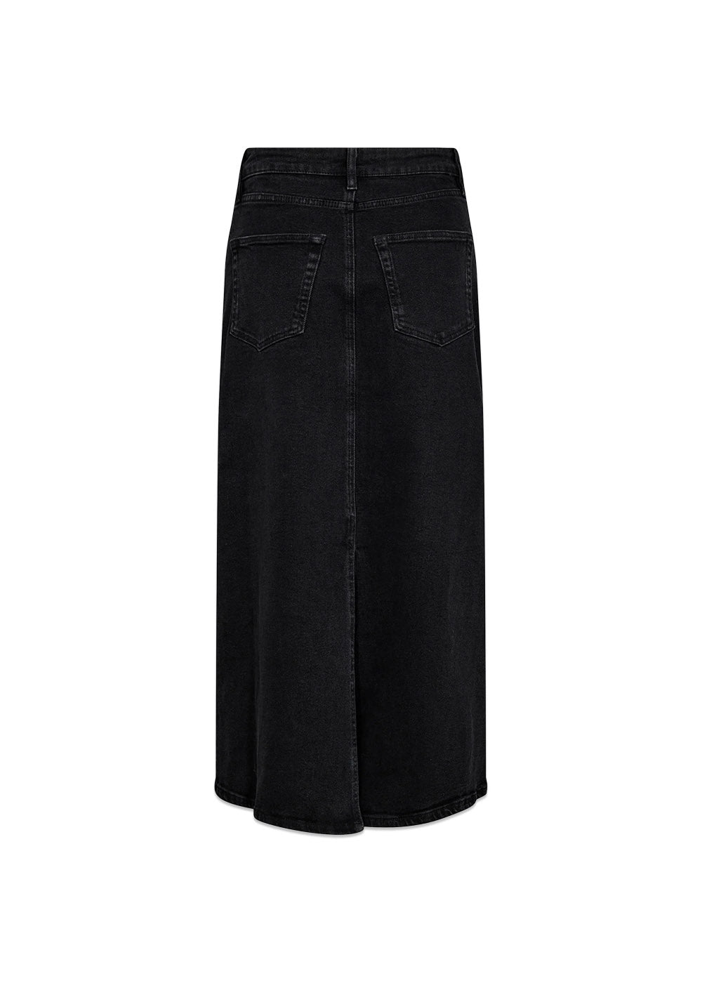 IVY-Zoe Maxi Skirt Wash Faded Black - Black