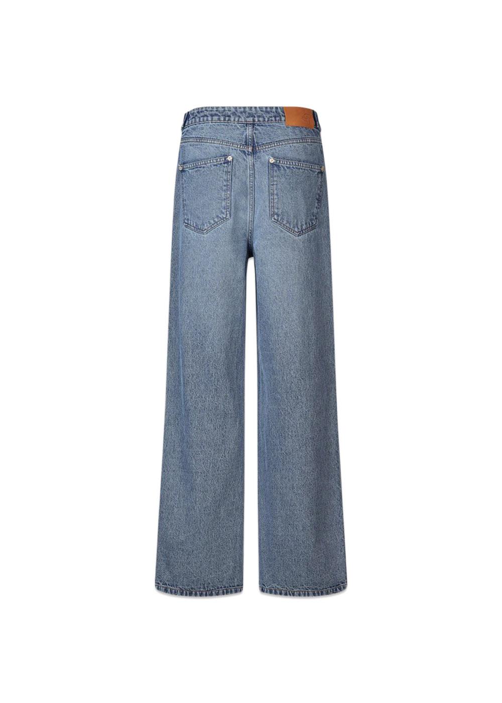 Icon jeans - Light Blue Wash-Jeans-Oval Square-Butler Loftet